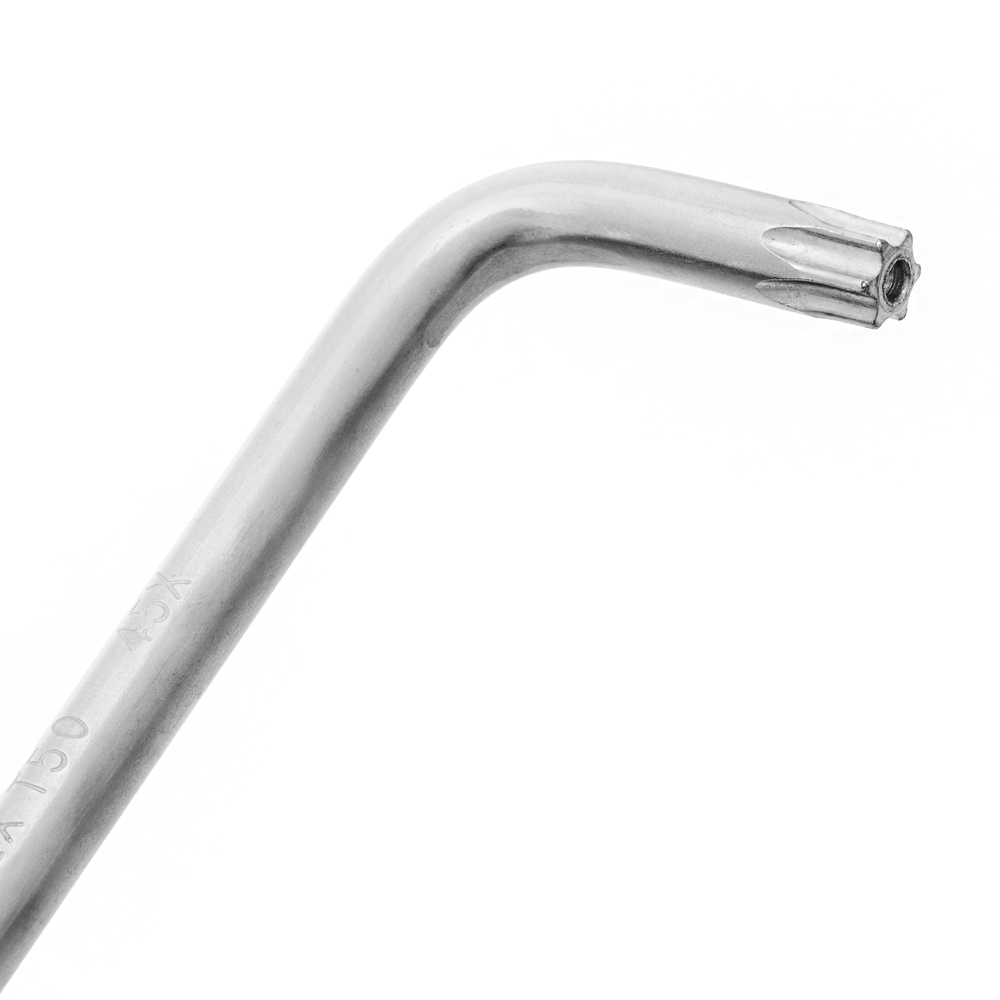 Набор ключей имбусовых Tamper-Torx , 9 шт: ТT10-ТT50.45x, закаленные, короткие, никель Сибртех