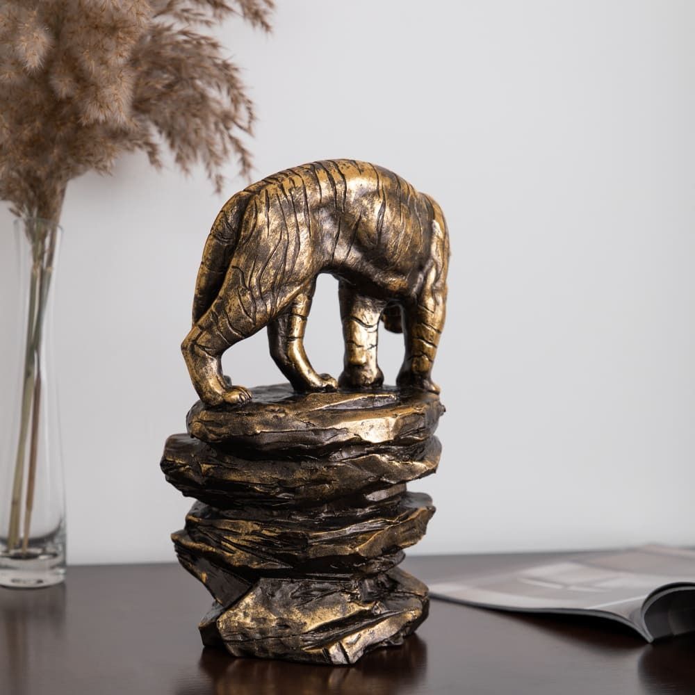 Часы Тигр Бронза