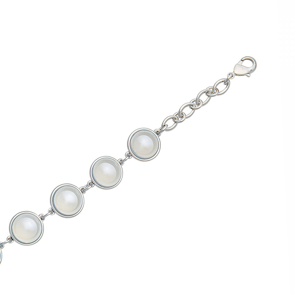 Браслет классический Possebon Pearl Opaline C1362.25 BW/S