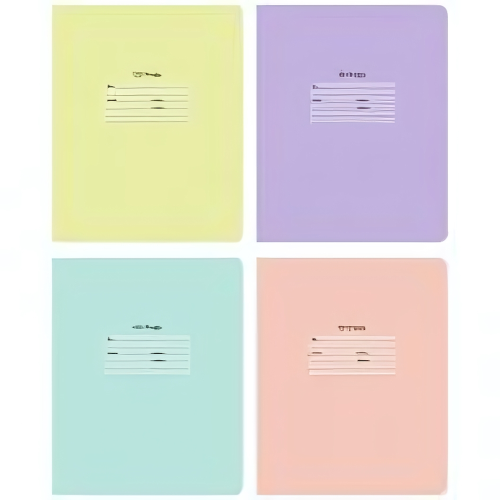 Тетрадь школьная А5 12л косая линия "Лучшая" 70г/м2 Т5ск12 9799 (BG) микс цветов (комплект 5 шт)