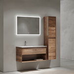 Тумба с раковиной Sancos Marmi 1.0 100 см MR1.0100LECH дуб чарльстон