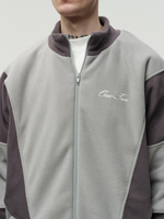 Zip-Up Sweatshirt Double Grey