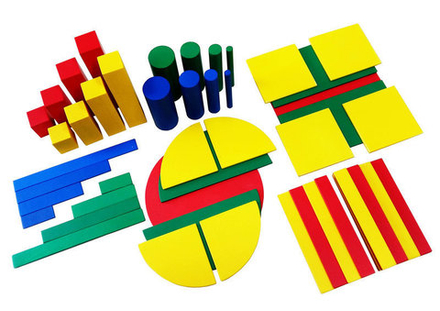 Развивающий материал "Сравнения и доли"