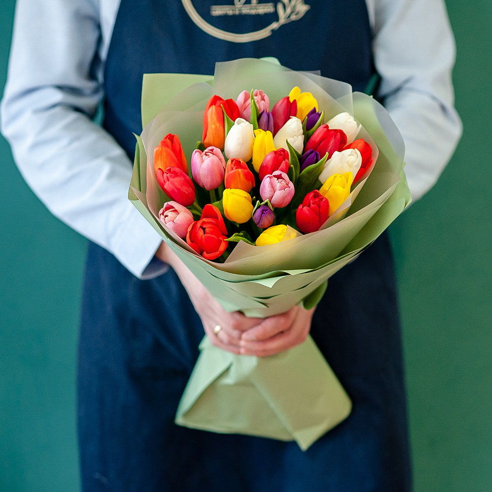 Микс тюльпаны