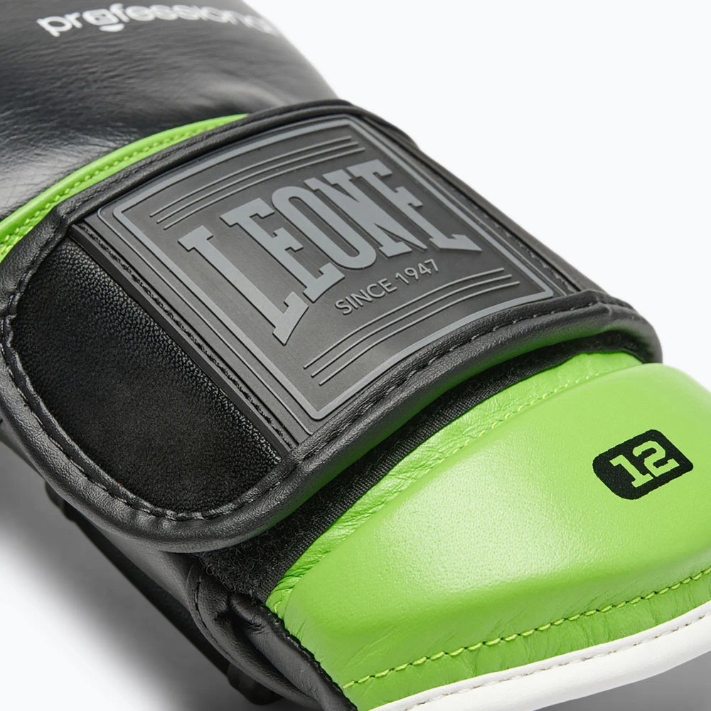 Боксёрские перчатки LEONE 1947 Professional 2 black/green