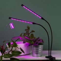 Светильник для растений на прищепке ЭРА FITO-20W-АLED-RB красно-синего спектра 20 Вт | Интерьерные фито светильники