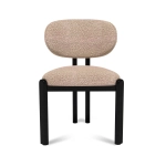 Стул Galloti, бук черный, букле noble 420