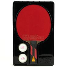 Ракетка для настольного тенниса DOUBLE FISH 7A+C, ITTF Approved, + 2 мяча