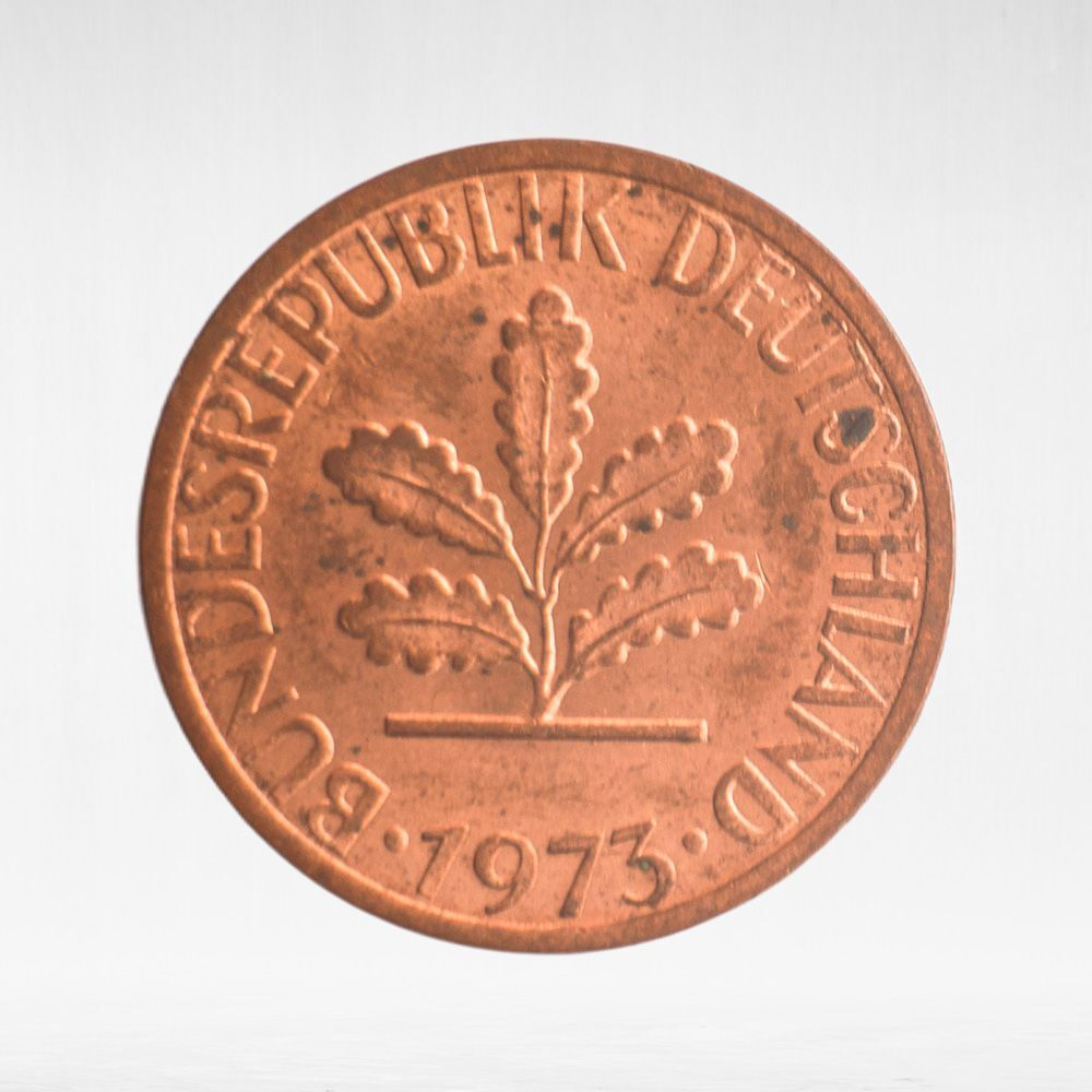 Germany, 1 Pfennig, 1973, (Hamburg Mint - "J"), VF