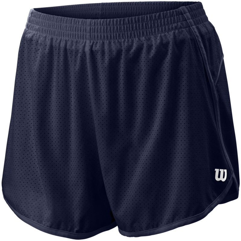 Женские Шорты теннисные Wilson W Competition Woven 3.5 Short - peacoat