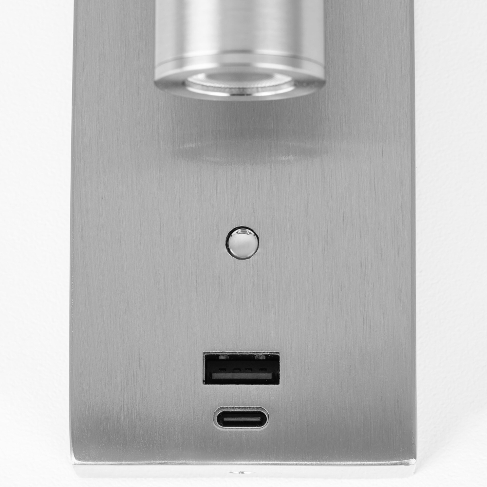 Citilux Декарт CL704432 LED USB Светильник с выключателем Матовый Хром