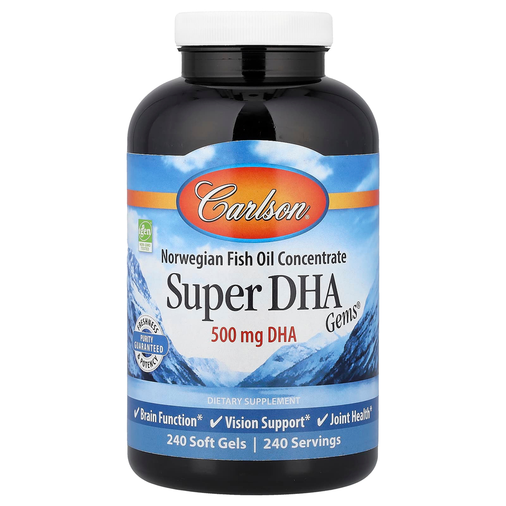 Carlson, Super DHA Gems®, 240 капсул