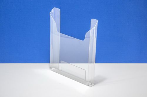 Карман буклетница А4 верт Н=275, 15мм, 1,5 ПЭТ + скотч