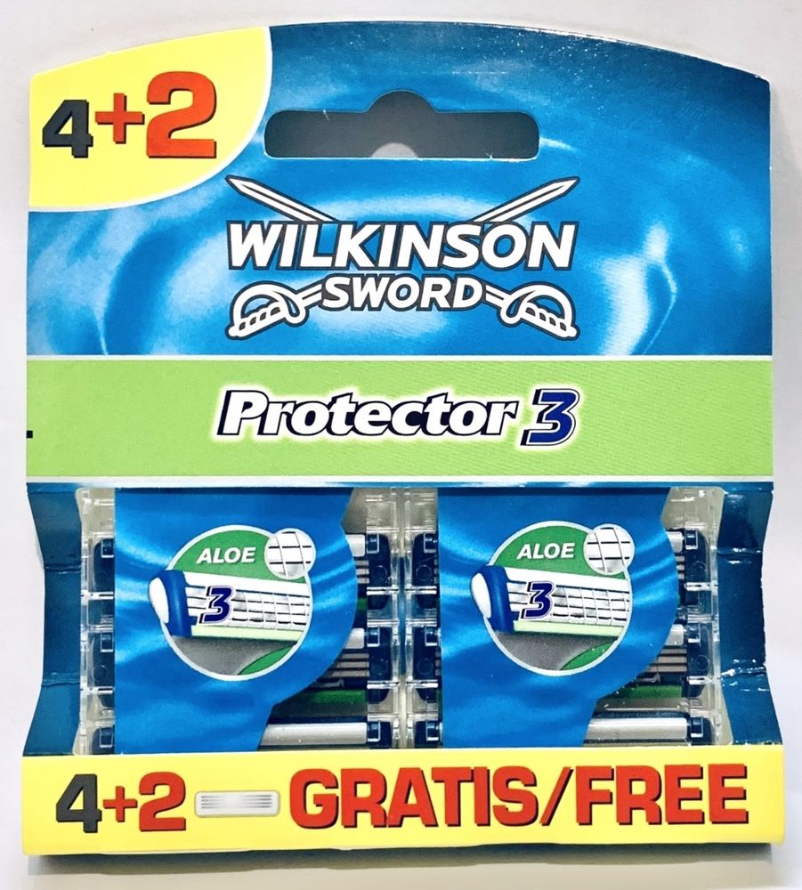 Wilkinson Sword кассеты Protector-3 4+2шт