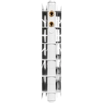 Радиатор биметаллический STOUT TITAN VENTIL 500 - 7 секций (подключение нижнее правое, цвет белый)