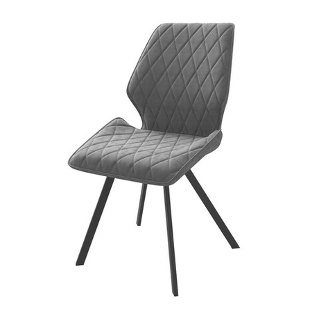 Стул МАМАДОМА Рафаэль, Черный/Grey Lux b22