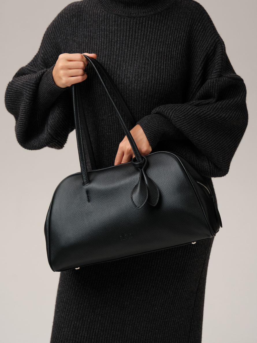 Кожаная сумка DBR 31338 черный