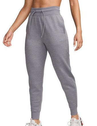 Женские теннисные брюки Nike Therma-FIT One High-Waisted 7/8 - carbon heather