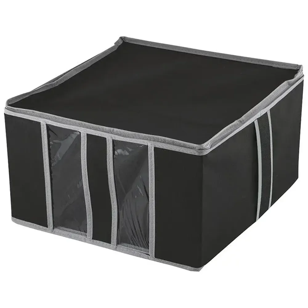 Кофр большой &quot;Black&quot; для хранения одеял подушек и пледов