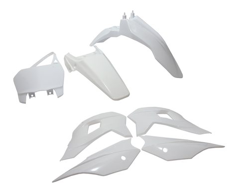 Пластик (полный копл.) #4 125сс (Kayo KRZ тип) белый