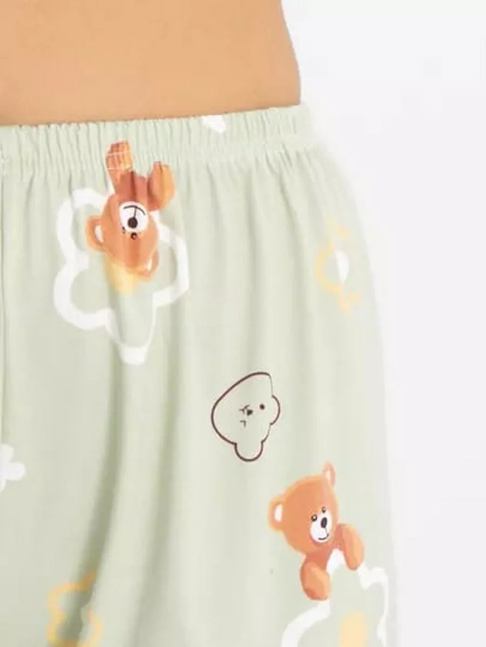 Пижама со штанами классическая с длинным рукавом