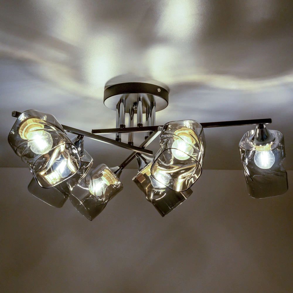 Citilux Клаус CL134165 Люстра потолочная Чёрная