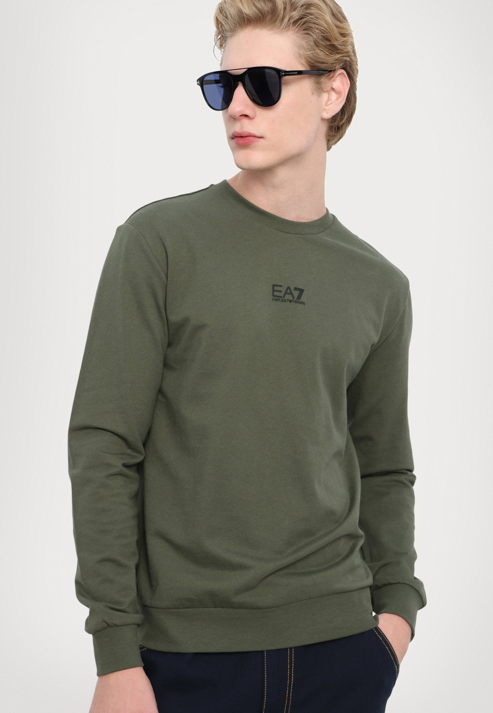 EA7 Emporio Armani UNISEX - Толстовка - Зелёный