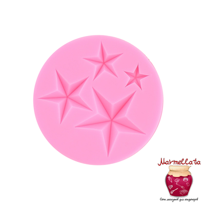 Молд силиконовый "Звезда", 8*8*1,1 см