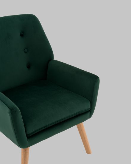 Кресло Райт тёмно-зелёный