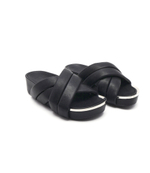 Шлепанцы кожаные vienna DKNY - черный(K1204649)