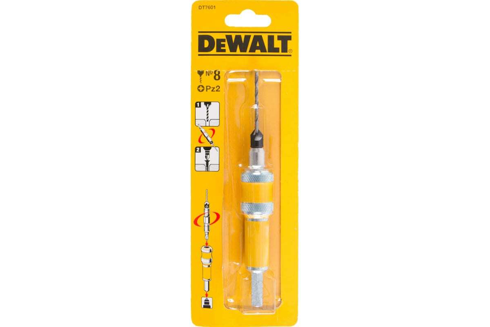Насадка для сверления и заворачивания №8 DEWALT DT7601