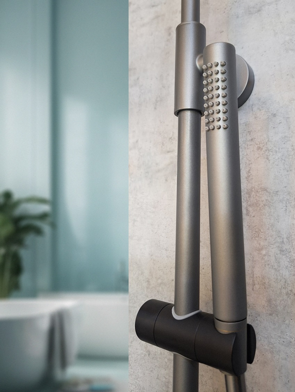 Душевая система с термостатом AltroBagno Intento 030421 GrNe