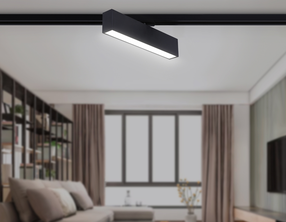 GL6767 BK черный LED 12W 4200K 300*22*48