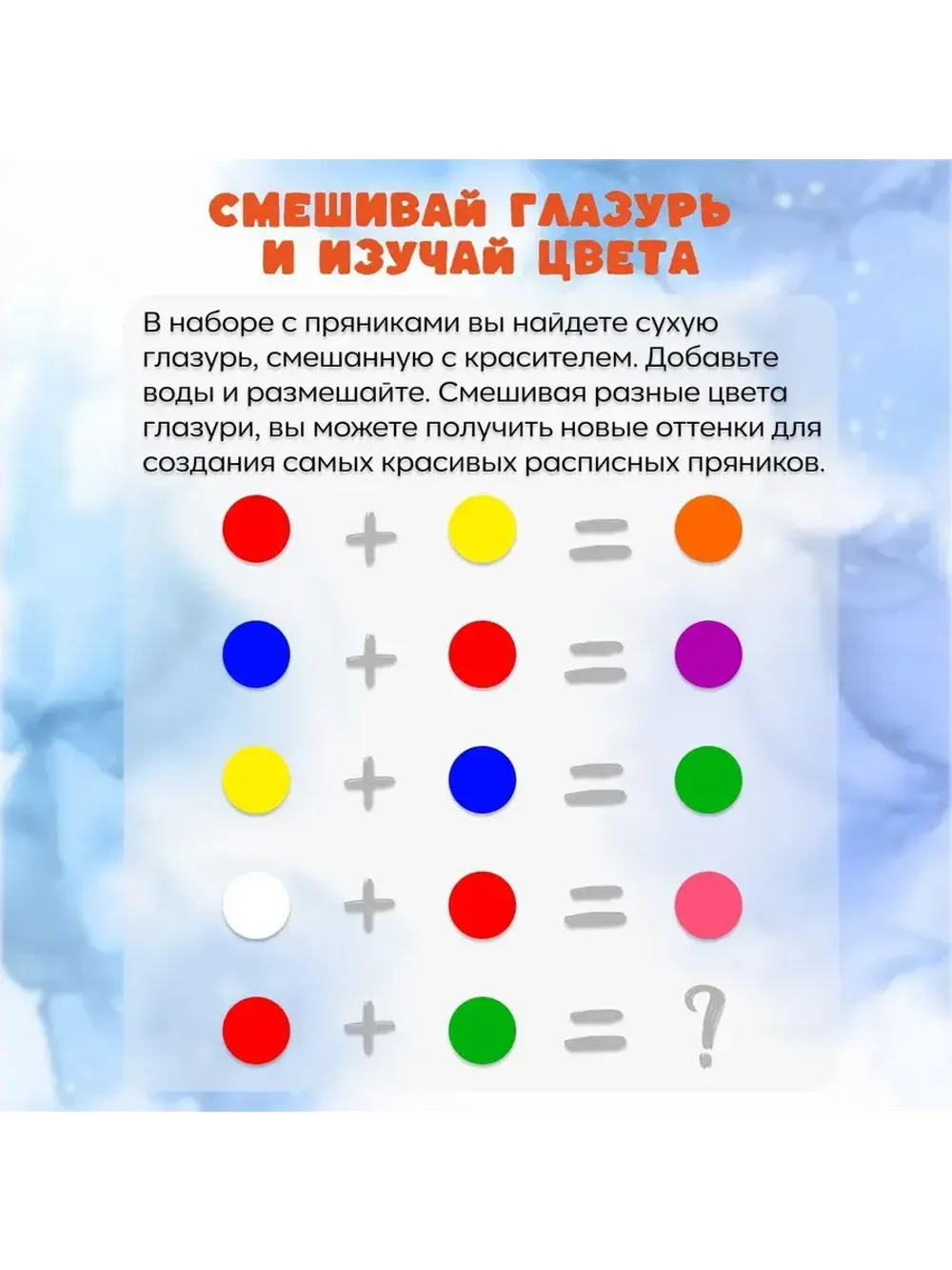 Набор имбирных пряников для росписи "Тыква"