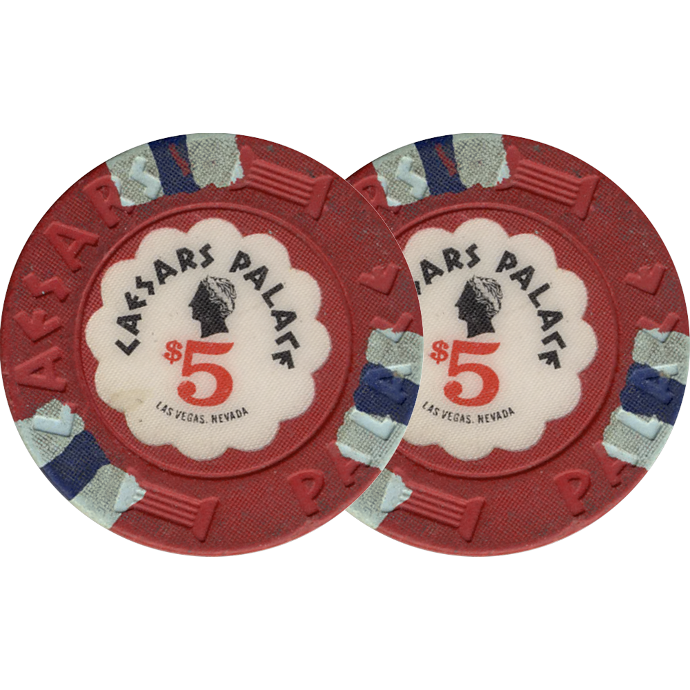 Caesars Palace Casino $5 Chip №1