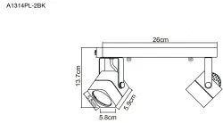 Спот Arte Lamp LENTE