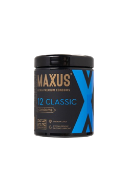 Презервативы Maxus Classic, классические в металлическом кейсе