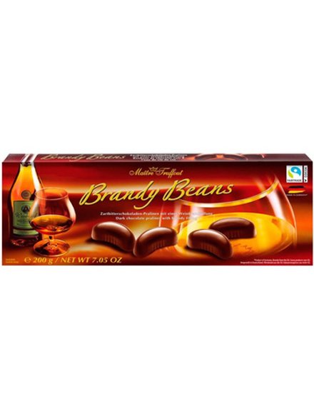 Конфеты Maitre Truffout Brandy Beans Пралине с бренди 200 г