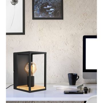 Бра 1*E27 99796 черный/коричневый LIBERTAD Eglo