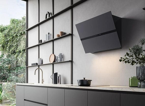 Вытяжка Falmec FUSION 85 GLASS BLACK