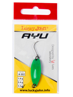 Блесна колеб. Lucky John TR AYU длин.31мм/03.5г 002