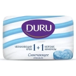 Мыло туалетное DURU 1+1 Cream+Sea Minerals 90 г.