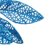 Ветка декоративная «Сказочный листопад» 25 см, Голубой