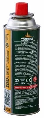 Газовый баллон Tourist "Стандарт" 220гр (28шт/уп)