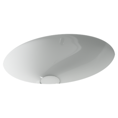 Раковина встраиваемая снизу Ceramicanova Era 465x380x190 мм, с отверстием слива - перелива, белый, арт.CN15005