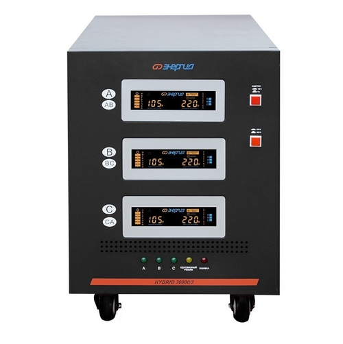 Трехфазный стабилизатор напряжения Энергия Hybrid 25000 II поколение