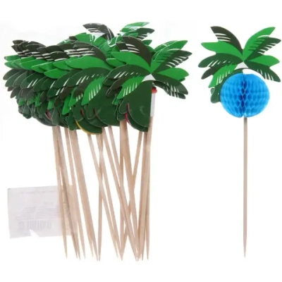 Шпажки для канапе 10 см «Тропики» 20 шт