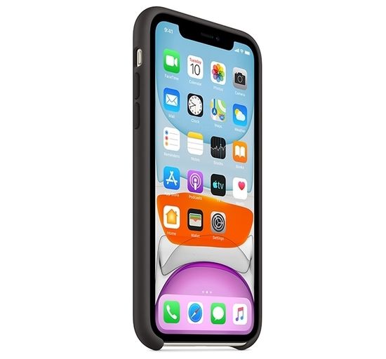 Чехол Silicone Case, для iPhone 11, Черный (Айфон 11) Силиконовый