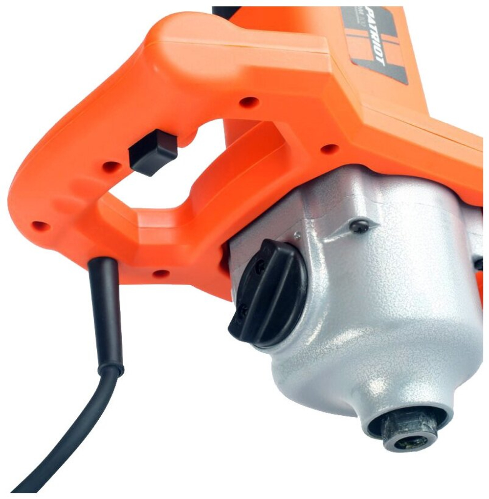 Дрель миксер электрическая PATRIOT DM 100, мощность 1050Вт, металлический редуктор, Венчик(120301100