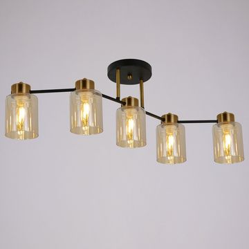 IL6111-5COU-79 BK GD Qui светильник потолочный